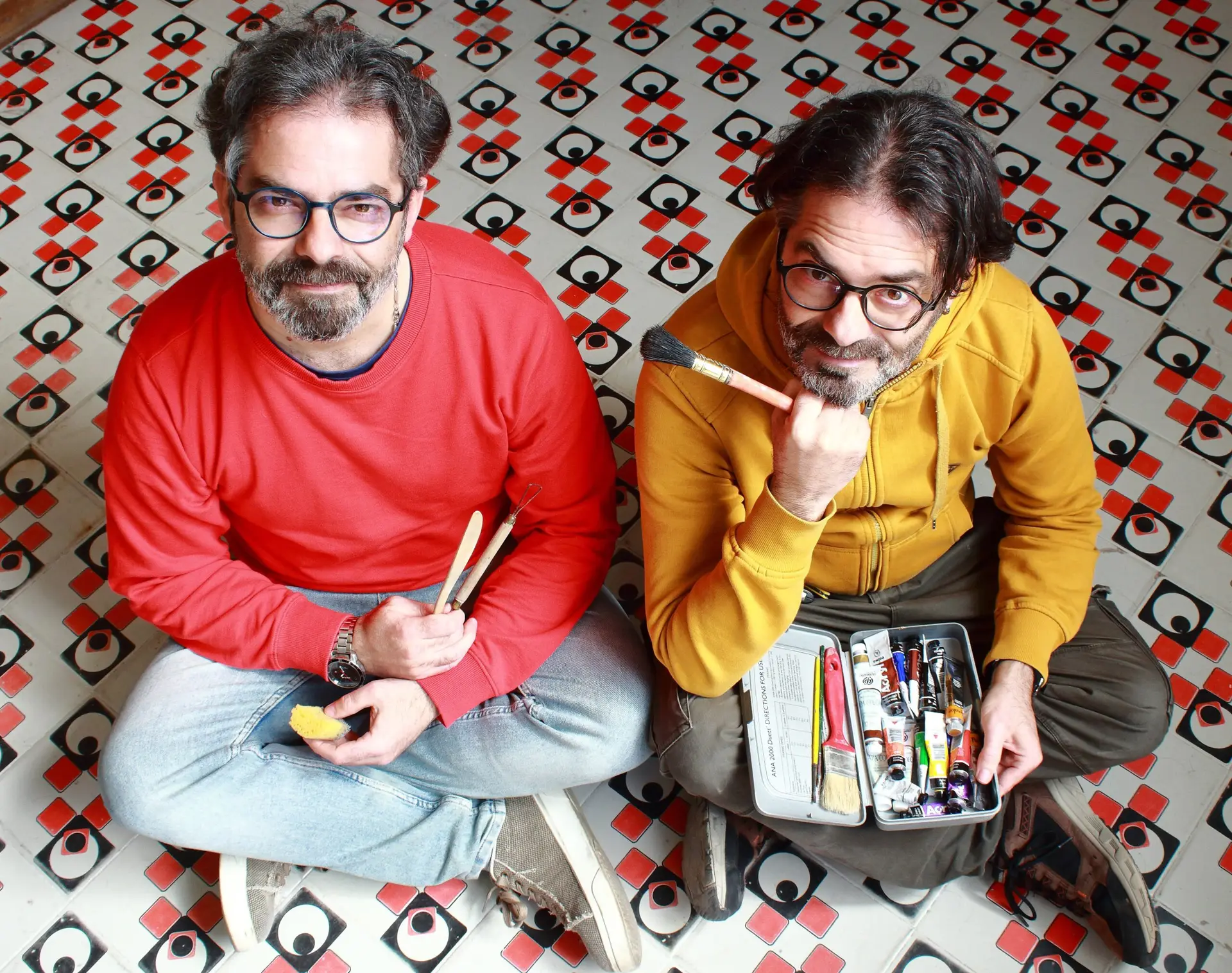 Gemelli Gabriele e Vittorio Magrì artisti iperrealisti