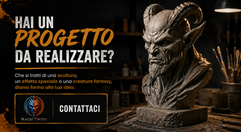 Banner Contattaci per sculture ed effetti speciali
